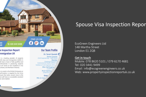 Spouse Visa Inspection Report EcoGreen Engineers